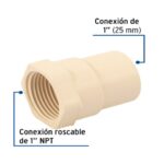 CONECTOR HEMBRA DE CPVC 1", FOSET  45103