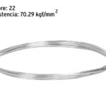 ROLLO DE 30 G DE ALAMBRE GALVANIZADO CALIBRE 22, EN BOLSA  45112