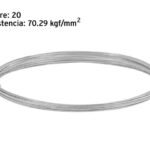 ROLLO DE 30 G DE ALAMBRE GALVANIZADO CALIBRE 20, EN BOLSA  45115