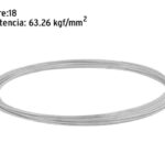 ROLLO DE 30 G DE ALAMBRE GALVANIZADO CALIBRE 18, EN BOLSA  45116