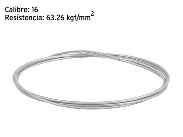 ROLLO DE 30 G DE ALAMBRE GALVANIZADO CALIBRE 14.5, EN BOLSA   45121