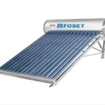 CALENTADOR SOLAR DE AGUA, 15 TUBOS, 195L, 5 PERSONAS, FOSET  45272