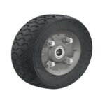 RUEDA DE HULE SÓLIDO 7" PARA DIABLO, DOBLE BALERO, PRETUL  45483