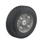 RUEDA DE HULE SÓLIDO 8" PARA DIABLO, DOBLE BALERO, PRETUL  45485