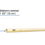 TUBO DE 1-1/2" DE CPVC HIDRÁULICO RD 11 DE 3 M, FOSET  45561
