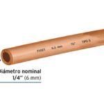 METRO DE TUBO DE COBRE FLEXIBLE, 1/4"   48155XM