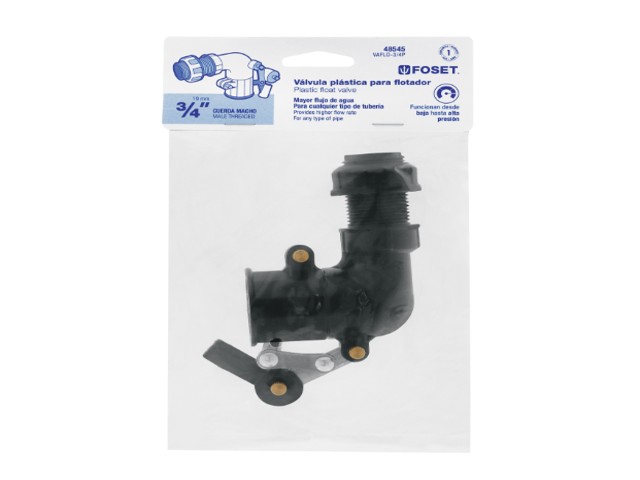 VÁLVULA DE POM, 3/4″ PARA FLOTADOR, FOSET   48545