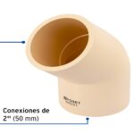 CODO 45° CPVC DE 2", FOSET   48931