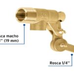 VALVULA DE FLOTADOR DE LATON 3/4, FOSET  49035