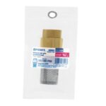 PICHANCHA TIPO CHECK DE LATÓN INOXIDABLE 1/2", FOSET  49061