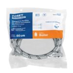 MANGUERA PARA BOILER, ACERO INOX, 3/4"X3/4", 80 CM, FOSET  49133
