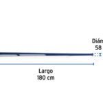 TUBO DE REPUESTO PARA CALENTADOR SOLAR HEAT PIPE, FOSET  49876