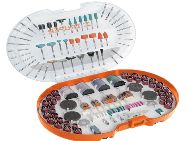 KIT ACCESORIOS PARA HERRAMIENTA ROTATIVA, 276 PIEZAS, TRUPER   100729