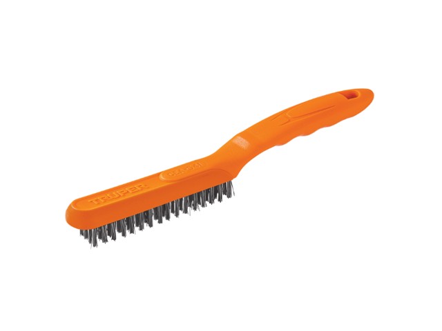CEPILLO DE ALAMBRE 64 PINCELES DE ACERO INOXIDABLE, TRUPER   10656