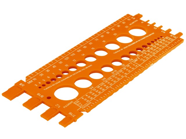 REGLETA MEDIDORA DE TUERCAS Y TORNILLOS, STD Y MM, TRUPER   10811