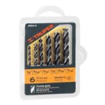 JUEGO DE 6 BROCAS CON PUNTA CENTRADORA PARA MADERA, TRUPER  11337
