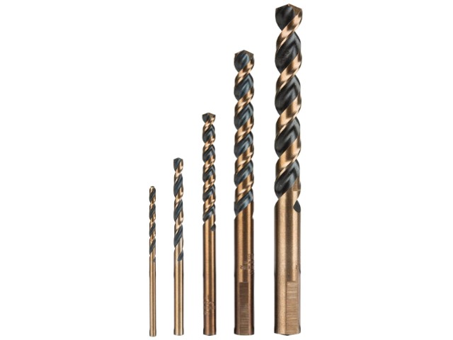 JUEGO DE 5 BROCAS HSS PARA METAL, TRUPER EXPERT    11394