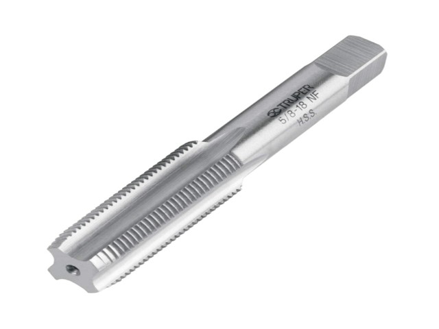 MACHUELO SEMICÓNICO 5/8’X18 UNF, ESTUCHE INDIVIDUAL, TRUPER   11424