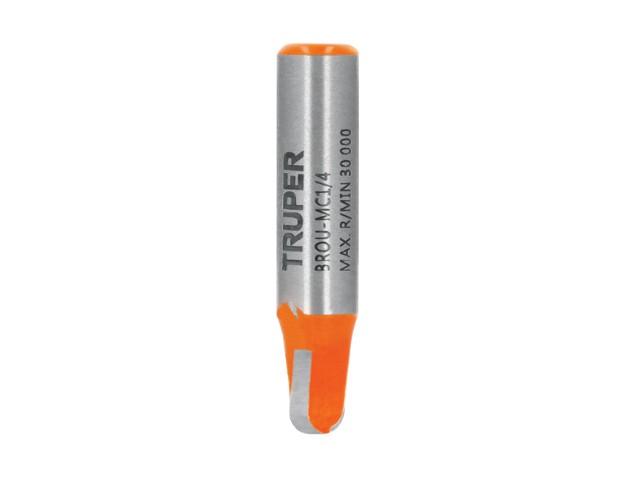 BROCA PARA ROUTER, MEDIA CAÑA, 1/4′, TRUPER   11460
