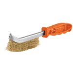 CEPILLO DE ALAMBRE CURVO ANTI-CHISPA, ACERO LATONADO, TRUPER   11540