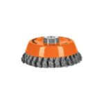 CARDA COPA 5' ALAMBRE TRENZADO FINO, EJE 5/8'-11, TRUPER   11541