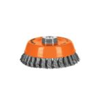 CARDA COPA 5' ALAMBRE TRENZADO GRUESO, EJE 5/8'-11, TRUPER   11542