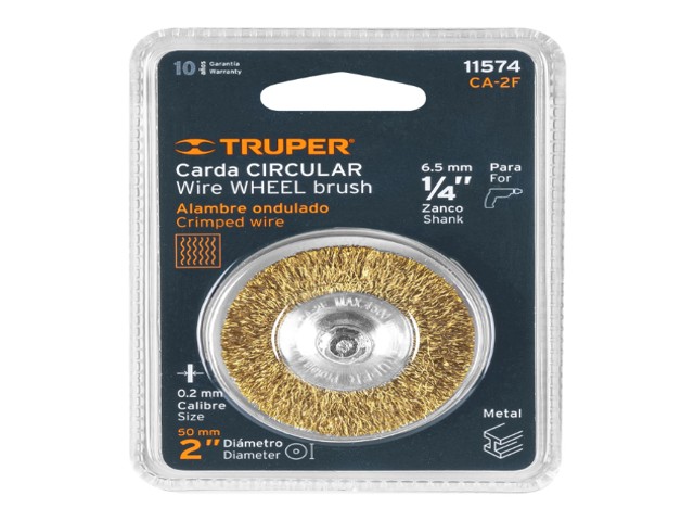 CARDA CIRCULAR 2' ALAMBRE FINO PARA TALADRO, TRUPER 11574 - Image 2