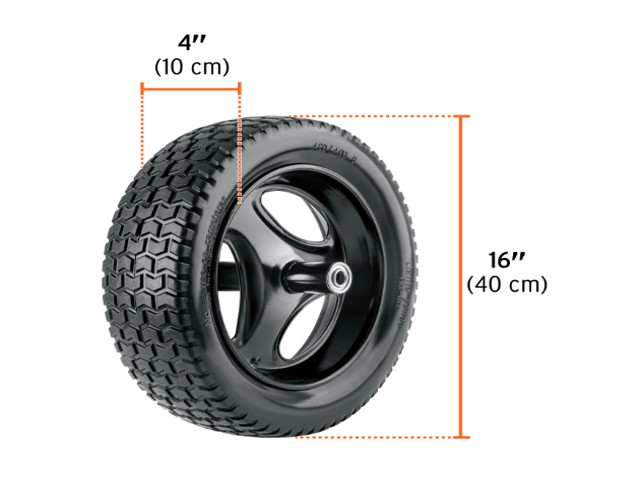 CARRETILLA 4.5 FT3 NEUMÁTICA, BASTIDOR TUBULAR, TRUPER 11740 - Image 3