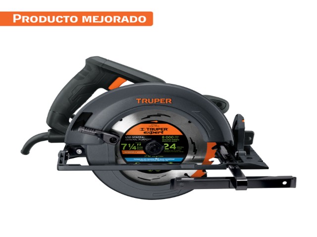 SIERRA CIRCULAR 7-1/4′, 1800W, TRUPER INDUSTRIAL   11779