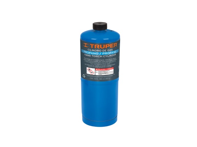 CILINDRO DE GAS PROPANO DE 400G, AZUL, TRUPER   11913