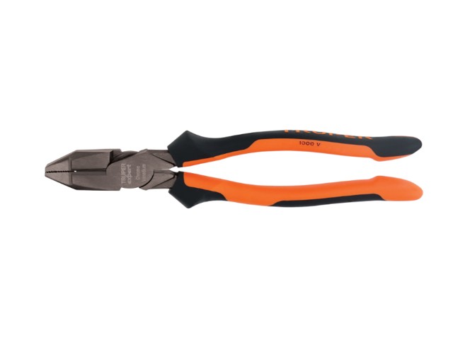 PINZA ELECTRICISTA 8′ USO RUDO, ALTA PALANCA, COMFORT GRIP  12350