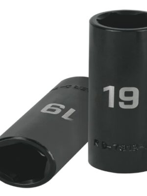 DADO LARGO CUADRO 1/2' DE IMPACTO 6 PUNTAS DE 19 MM, TRUPER  12431