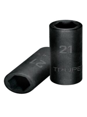 DADO LARGO CUADRO 1/2' DE IMPACTO 6 PUNTAS DE 21 MM, TRUPER  12433