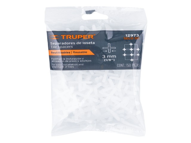 BOLSA CON 150 SEPARADORES DE 3 MM DE LOSETAS, TRUPER 12973 - Image 3