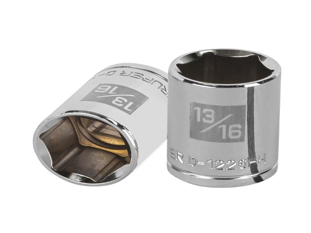 DADO DE 13/16′, 6 PUNTAS, CUADRO 1/2′, TRUPER   13237