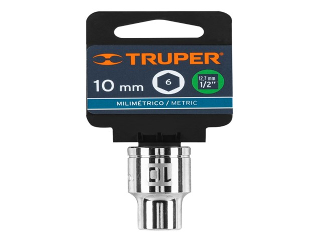 DADO DE 10 MM, 6 PUNTAS, CUADRO 1/2', TRUPER 13260 - Image 2