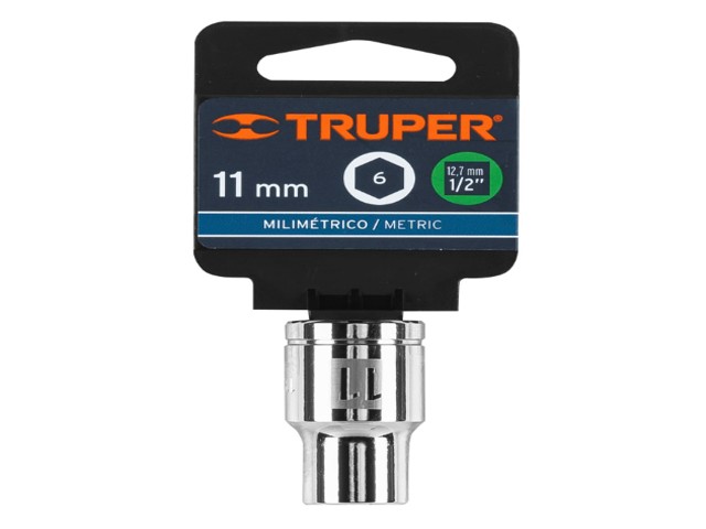 DADO DE 11 MM, 6 PUNTAS, CUADRO 1/2', TRUPER 13261 - Image 2