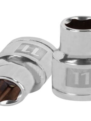 DADO DE 11 MM, 6 PUNTAS, CUADRO 1/2', TRUPER   13261