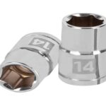 DADO DE 14 MM, 6 PUNTAS, CUADRO 1/2', TRUPER   13264