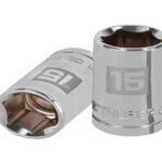 DADO DE 15 MM, 6 PUNTAS, CUADRO 1/2', TRUPER    13265