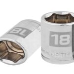 DADO DE 18 MM, 6 PUNTAS, CUADRO 1/2', TRUPER   13268