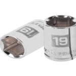 DADO DE 19 MM, 6 PUNTAS, CUADRO 1/2', TRUPER   13269
