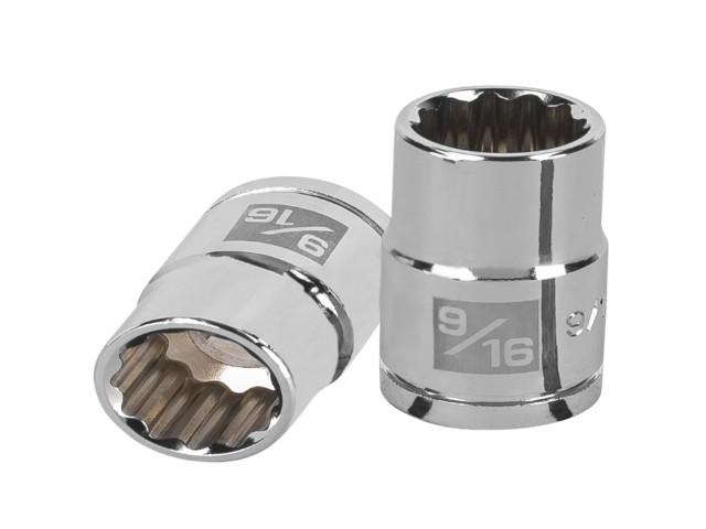 DADO DE 9/16′, 12 PUNTAS, CUADRO 1/2′, TRUPER    13303