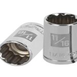 DADO DE 11/16', 12 PUNTAS, CUADRO 1/2', TRUPER   13305