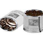 DADO DE 15/16', 12 PUNTAS, CUADRO 1/2', TRUPER   13309