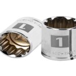 DADO DE 1', 12 PUNTAS, CUADRO 1/2', TRUPER   13310