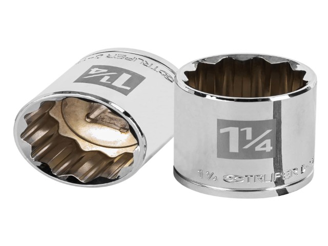 DADO DE 1-1/4′, 12 PUNTAS, CUADRO 1/2′, TRUPER  13314