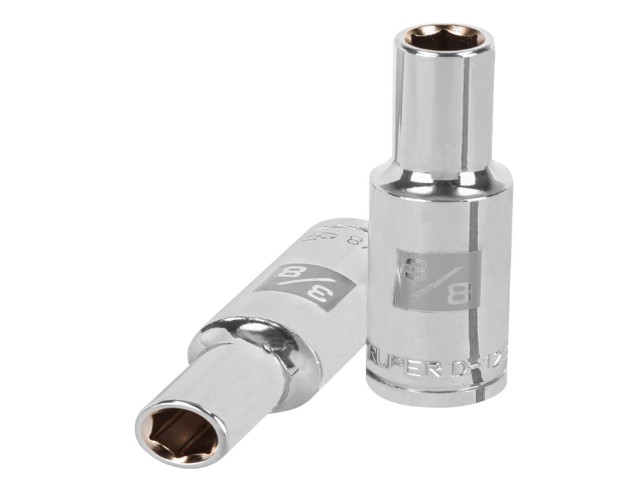 DADO LARGO DE 3/8′, 6 PUNTAS, CUADRO 1/2′, TRUPER  13323