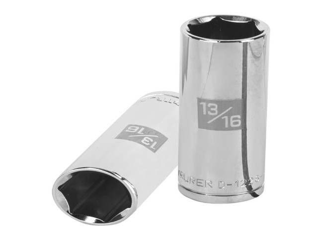 DADO LARGO DE 13/16′, 6 PUNTAS, CUADRO 1/2′, TRUPER    13330
