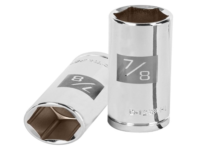 DADO LARGO DE 7/8′, 6 PUNTAS, CUADRO 1/2′, TRUPER   13331